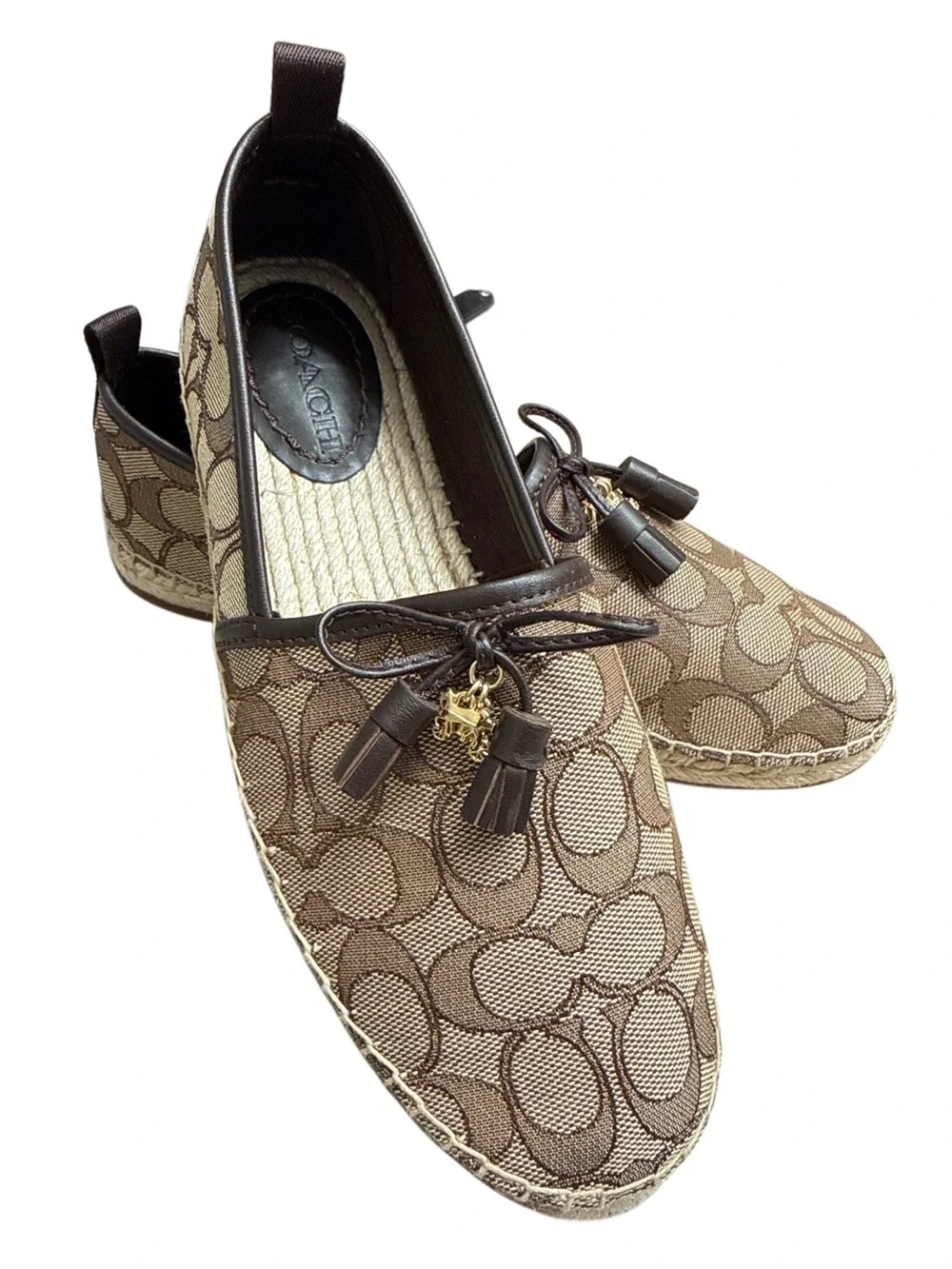 COACH CARSON ESPADRILLE LOAFERS